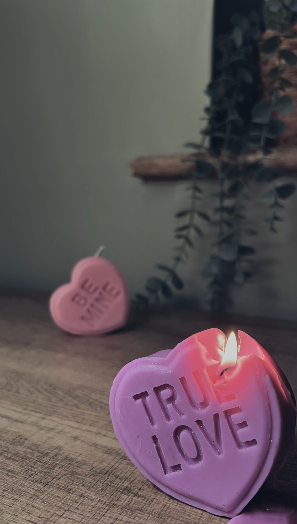 Heart Candle Gift Set